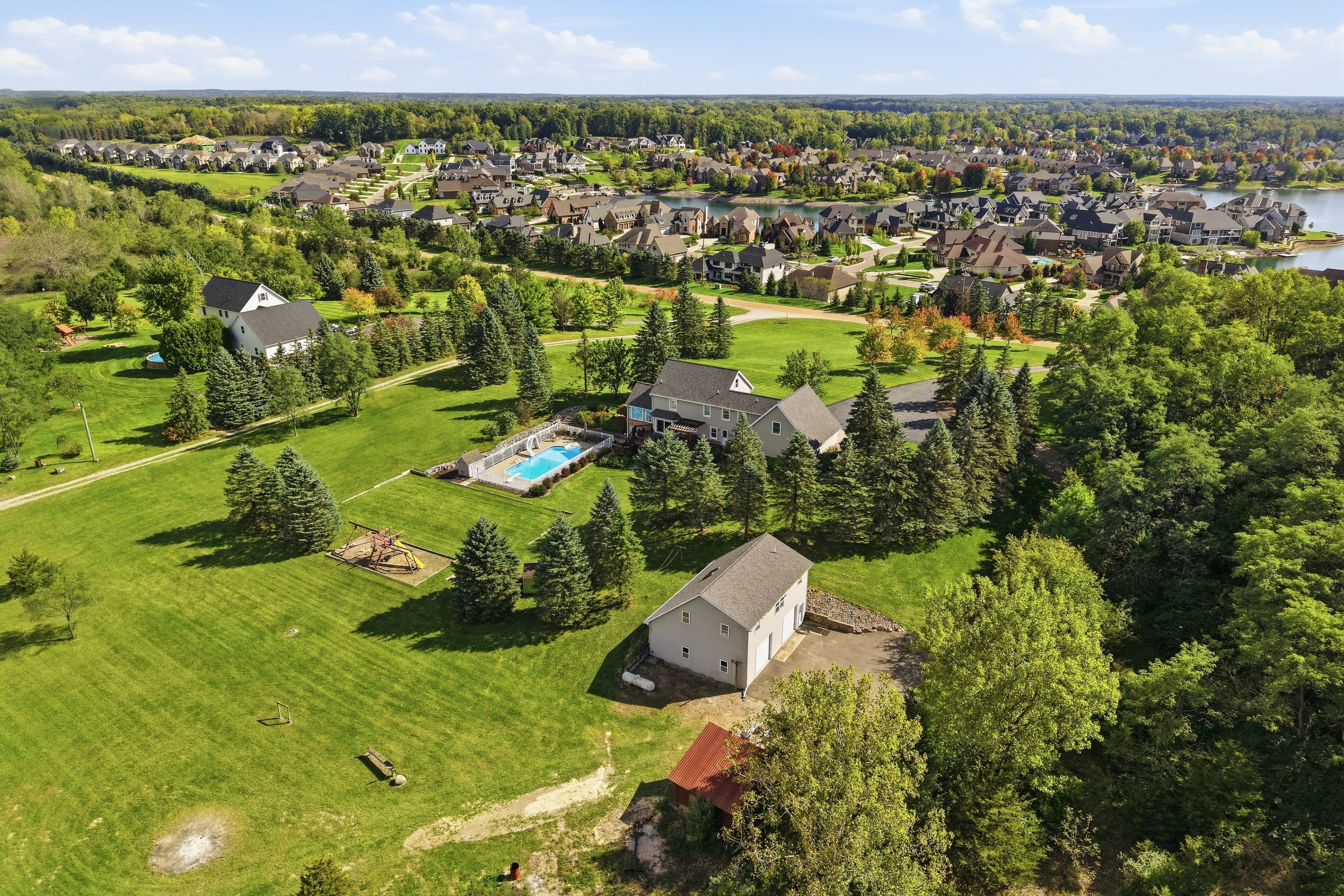 Aerial compound view